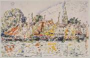 Paul Signac Fishing Boats Germany oil painting artist